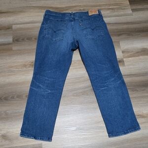 Levi's 514 Indigo Women's High Rise Stretch Straight Leg Jeans Size 36